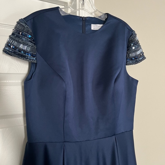 Mac Duggal Beaded Cap Sleeve Gown - Picture 3 of 6